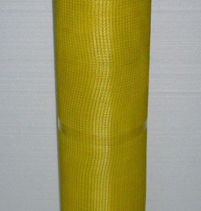 Стеклосетка фасадная 145 гр (жёлтый); яч.:5*5; ширина:1м; длина:45м 