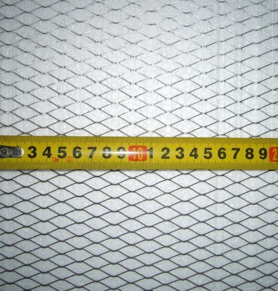 Неоцинкованная цельно-металлическая просечно-вытяжная сетка 20/0,5 ширина:1м; длина:10м