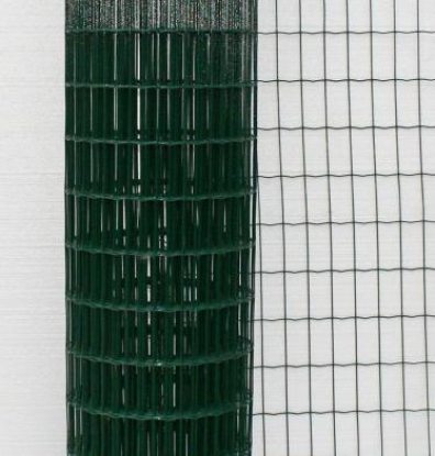 Сетка сварная н/у покрытая ПВХ (зеленая) ЛЕПСЕ-Люкс; яч.:100*55; д.:1,8; ширина:2м; длина:20м